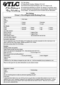 Pet Sitting pdf